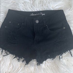 American eagle distressed shorts